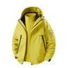 Chaqueta Superior de Pareja para Montañismo al Aire Libre para Otoño e Invierno, Cortavientos de Asalto Tres en Uno Impermeable y a Prueba de Viento con Forro Desmontable