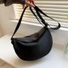 Bolso grande de tela de nailon texturizada estilo coreano 2023 nuevo bolso casual simple de color sólido moda para ir al trabajo bandolera