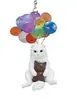 Decoración de Colgante de Gato Acrílico, Adorno Colgante para Interior de Coche Globo, Accesorio Divertido, Llavero para el Hogar