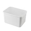 Caja de Almacenamiento tipo Bolso para Dormitorio Combinación Creativa Cesta de Almacenamiento Doméstica Práctica con Tapa Caja de Almacenamiento Grande de Plástico para Sala de Estar