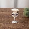 Copa de Vino Pequeña de Moda, Copa de Vino Blanco Metálica Europea Creativa para el Hogar, Juego de Vino Retro Exquisito, Vaso para Beber
