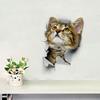 Lindas Pegatinas de Combinación de Gatitos 3D para Inodoro Decoración de Dormitorio Sala de Estar Impermeables Pegatinas de Pared de Combinación Fabricante Venta al por Mayor
