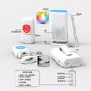 Localizador de emergencia inalámbrico timbre de enfermería para ancianos localizador distancia larga impermeable parpadeante vibración timbre inalámbrico