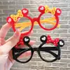 Montura de Gafas para Niños Niñas Lindo Sin Lentes Bebé Foto Dibujos Animados Juguete Montura de Gafas Moda Montura de Gafas Decorativa