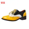 26 años productos en stock versátil nuevo estilo productos en stock primavera y otoño zapatos de mujer deseo estación independiente de Amazon tacón grueso punta redonda zapatos de mujer de un solo color