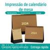Calendários de Mesa Personalizados em Pequenos Lotes, Calendários Edição Especial 2026, Fábrica de Impressão de Calendários de Parede, Personalização de Calendário de Mesa Publicitário Simples de Alta Qualidade