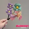 Ferramenta de Penteado Infantil Acessório de Cabelo Flor Fofa para Meninas Estilo Coreano Trançado Coque Despojado Ferramenta de Penteado