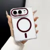 Adecuado para iPhone DUO, este estuche magnético plegable para teléfono ofrece una sensación premium y proporciona protección transparente a prueba de caídas para el Apple 18 DUO