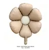 Balão metalizado de girassol, balão de flor de cinco pétalas, balão para topo de mesa, decoração de mesa de aniversário infantil, artigos para festa de 1º aniversário, centro de mesa para chá de bebê, balão de festa tema sol, balões metalizados atacado