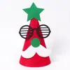 Sombreros de Navidad de Fieltro para Niños Hechos a Mano Suministros para Decoración de Fiestas Fabricante Venta al por Mayor