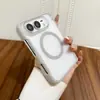 Aplicable a Funda para iPhone Duo Plegable Bisagra Central Mate Magnética Apple 18 Ultra Transparente Cubierta Protectora