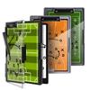 Carpeta A4 transparente con apertura lateral, ligeramente personalizable, para guardar información, archivadores, blocs de notas y material de oficina.