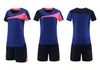 Traje de voleibol al por mayor de fábrica traje de pareja de manga corta pantalones cortos secado rápido transpirable entrenamiento competición deportiva traje estampado