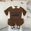 Novas Camisetas Infantis Masculinas de Manga Curta com Blocos de Cor Bonitos Camisas Polo Casuais Masculinas Fatos Raglan Infantis de Tamanho Pequeno e Médio
