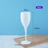 Venta al por mayor Vasos de Plástico PS para Vino Copa de Champaña Copa para Vino Tinto 180ml Transparente Simple Copa de Acrílico Vino