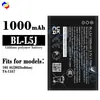 Adequado para Bateria de Celular Nokia Bl-L5J 105 4g (Edição 2023)/Ta-1557 Atacado de Fábrica