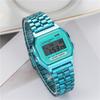 Display Eletrônico Quadrado Atacado Estilo Original A1 Popular Europeu e Americano F91W Pulseira de Aço Personalizado Dropshipping Relógio
