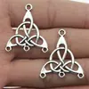 25X29Mm 1.4g Color Plata Antigua DIY Aleación Accesorios para Joyería Conector de Arete Conector de Arete