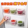 Caja Redonda para Cebolleta Fresca, Caja de Almacenamiento de Doble Capa con Drenaje para Refrigerador con Tapa, Caja Sellada para Ajo, Jengibre y Frutas Secas de Cocina