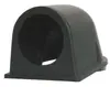 Copa de instrumento para automóvil Soporte de instrumento único 2 pulgadas 52 mm Cubierta de instrumento de copa de instrumento de grano de carbono negro