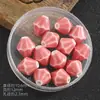 Kit de Material para Acessórios de Joias Artesanais DIY, Contas Soltas Cerâmicas em Formato de Prisma Macaron com Furo Reto