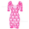 Comercio Exterior Europeo y Americano Lencería Sexy Tirante de Hombro Falda de Malla Cubre Cadera de Princesa Ropa de Malla Transfronteriza W381