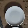 Juego de Tazón y Plato de Cerámica Blanco Puro Cuchara Taza Tazón para Arroz Plato Restaurante Hotel Juego de Cuatro Piezas Fabricante Venta al por Mayor Punto