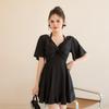 Traje de baño de una pieza de moda sexy para mujer talla extra grande, modelo nuevo extra grande 2026, conservador, adelgazante, para mujeres con curvas, cubre el cuerpo, al por mayor