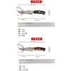 [Procesamiento Personalizado] Cuchillo de Supervivencia para Exteriores Táctico Acero de Tres Componentes de Alta Dureza Herramienta Portátil de Supervivencia para Camping