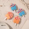 Nuevo Colgante de Caricatura de Helado de Caramelo de Arcilla Polimérica Accesorios para Joyería DIY Accesorios para Colgar en Pulsera Bolsa Cuentas de Barril para Abalorios Materiales