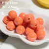 Grãos de Gelatina Multi-Color com Furo Reto de 16mm Contas Artesanais DIY Acessórios de Contas Soltas Corrente para Celular Chaveiro para Carro Brincos Joias
