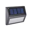 Luz solar para balaustrada de Amazon luz para escaleras lámpara para escalones 6LED luz para valla luz para barandilla luz de pared luz para jardín exterior