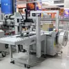 Seladora Automática de Caixa com Fita Plástica Máquina de Fita Hot Melt Máquina Integrada Totalmente Automática de Selagem e Embalagem de Caixas