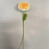 Atacado de fábrica rosa de lã feita à mão crochê rosa tecido simulação buquê diy finalizado transfronteiriço
