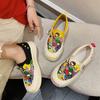 Mocasines Mary Jane Mujer Al por Mayor Nuevos Primavera Suela Gruesa Perezosos de un Paso Zapatos de Lona Zapatos Deportivos Casuales