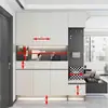 Gabinetes de Zapatos Personalizados para la Entrada, Gabinetes de Almacenamiento Integrados para el Vestíbulo, Gabinetes de Almacenamiento para el Balcón, Hechos a la Medida