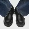 Nuevos Zapatos de Hombre para Verano 2026 Casual Retro Suela Gruesa Aumentadores de Altura Zapatos Derby Estilo Británico Formal Negros para Pies Anchos Zapatos de Moda