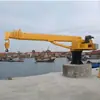 Grúa marina de 3-50 toneladas, grúa de pluma telescópica, grúa hidráulica para carga y descarga de mercancías en el mar