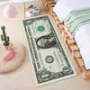 Tapetes Transfronteiriços Temu Amazon Mais Vendidos Tapetes de Chão de Veludo Cristal Dólar Tapetes de Cama Resistentes a Manchas e Fáceis de Cuidar