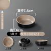 Vajilla de melamina de dos colores para bar, KTV, aperitivos, ollas calientes, tienda, plato pequeño, salsas, antigoteo, comercial