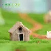 Musgo micro paisagem joias resina casa de madeira montagem DIY pequenos ornamentos