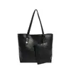Bolsa tote em relevo estilo coreano, grande capacidade, design color-block retrô, bolsa de mão feminina, bolsa de ombro, simples e versátil para o dia a dia