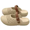 Sandalias perforadas Birkenstock para mujer, nuevo modelo de verano 2026, adecuadas para uso en exteriores, transpirables, antideslizantes, silenciosas, antibacterianas, pantuflas perforadas para uso en casa para mujer