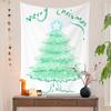 2022 Novo Pano de Fundo de Natal Ins Decoração de Casa Transfronteiriça Árvore de Natal Fundo Pano para Pendurar na Parede Tapeçaria Amazon