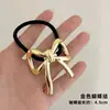 Pinza para el Cabello de Moda con Encaje, Accesorio para el Cuidado del Cabello, Moño Dorado y Adorno para el Cabello con Cinta