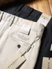 Pantalones Casuales de Negocios Rectos Sueltos para Hombre de Lino Delgado de Nueva Colección Primavera y Otoño con Lyocell Tencel Algodón Lino