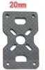 Modelo de Avião Suporte de Motor de Fibra de Carbono 3K Motor Brushless Multirotor 46 Braçadeira de Tubo 16 18 20 2225 30 Placa de Carbono