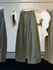 Calça Casual de Pierna Larga Estilo Coreano Preguiçoso para Mulheres Verão 2026 Fina de Cintura Alta Solta Emagrecimento Banana Balão Longa