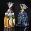 Saco Plástico OPP 25*35 Estilo Latte Art 100 Peças Espessado 7 Fios Descartável Saco Plástico para Presente Latte Art Atacado