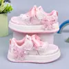 Zapatos para Niñas 2026 Nuevos Zapatillas de Princesa Caladas de Verano Suela Suave Transpirables Zapatos de Malla Sencilla Zapatos Deportivos para Niñas